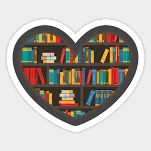 I Love My Library For Book Lovers Librarian Sticker